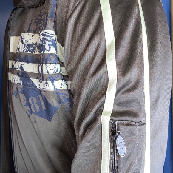 Giorginni army green jacket with stripes - Picture 6 of 8